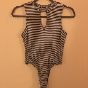 Striped Body Suit
